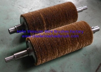 China Professional Trimming Long Shaft Balancing Steel Wire Roller Brush Performance supplier
