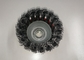 3 Inch OD Twisted Knotted Wire Cup Brush 16mm Inner Hole For Removing Paint supplier
